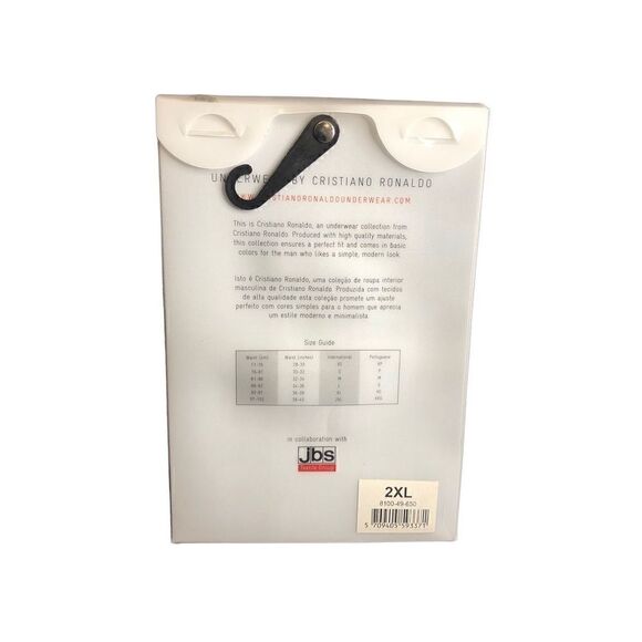 Cristiano Ronaldo CR7 3-Pack Grey Boxer Briefs Men’s Underwear Size 2XL - Picture 3 of 3